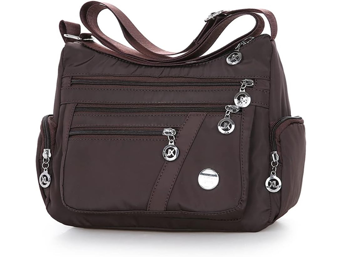 Bolsa De Viagem De Mulher Crossbody Espaçosa Capacidade Leve Nylon Multicor