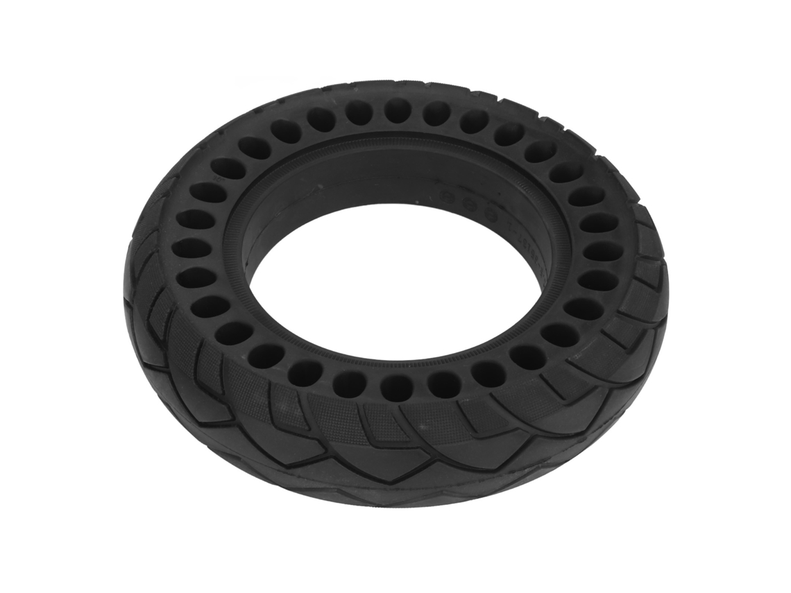 Neumático De Caucho Macizo 10x2.5 Para Patinete Eléctrico, Diseño Hueco, Repuesto Resistente Al Desgaste.