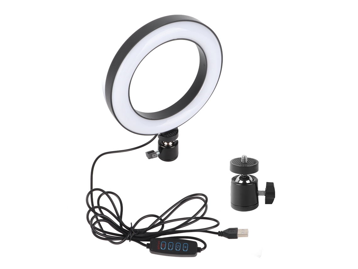 Luz Anular Led Para Estudio De Video, Cámara Celular Y Selfie, Luz De Relleno