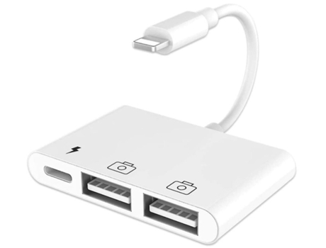 Adaptador De Cámara Usb3 Iluminación Usb Otg 3 En 1 Hembra Con Cable De Carga De Sincronización De Datos Compatible Con Teléfono BISBISOUS