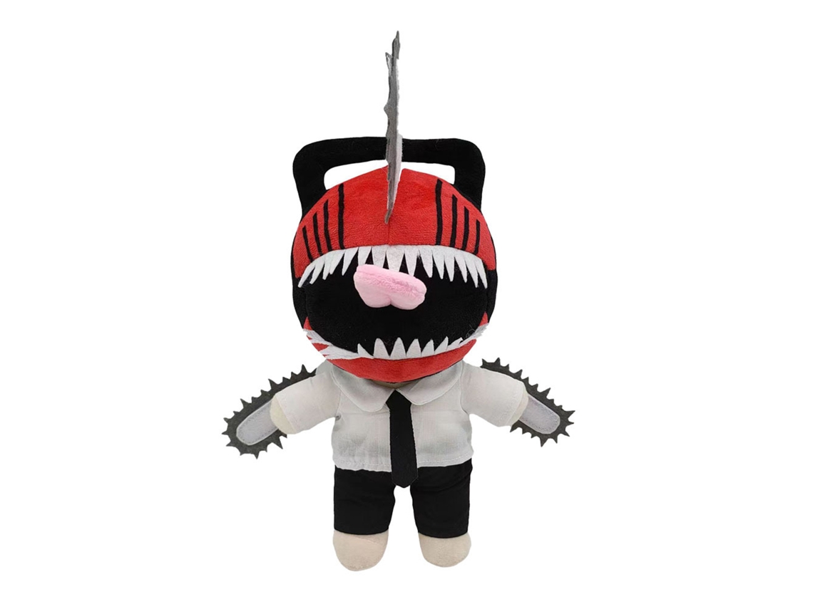 Muñeco de peluche con motosierra 2026, 30 cm, algodón PP, lindo dibujo animado de anime para fans, coleccionable