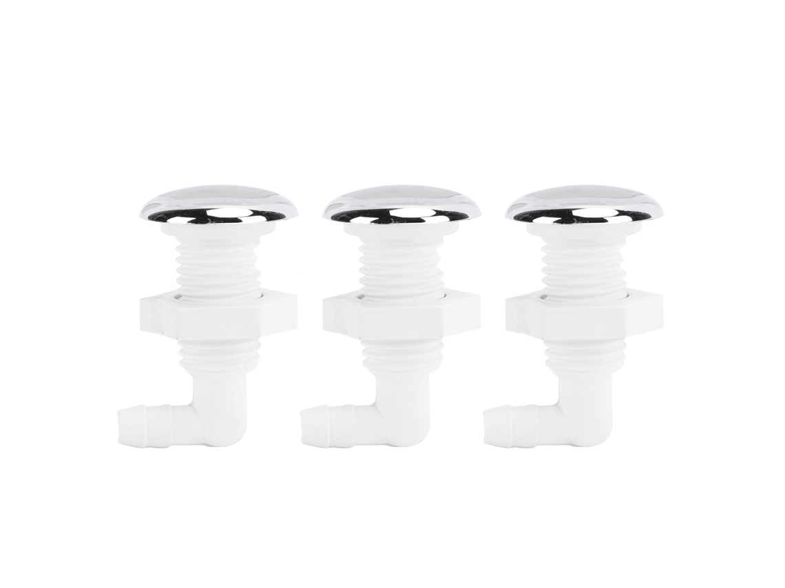 Boquilla De Baño De Burbujas De Pvc De 3 Piezas Para Spa, Piscina, Bañera De Hidromasaje, 7 Mm De Diámetro.