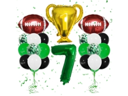 Juego de globos de fútbol americano, decoraciones para fiestas temáticas de fútbol, cumpleaños, deporte, touchdown