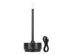 Bj-lâmpada De Mesa Led Sem Fio Com Sensor Táctil Portátil Recarregável Usb-c Para Casa Restaurantes Bares Preto