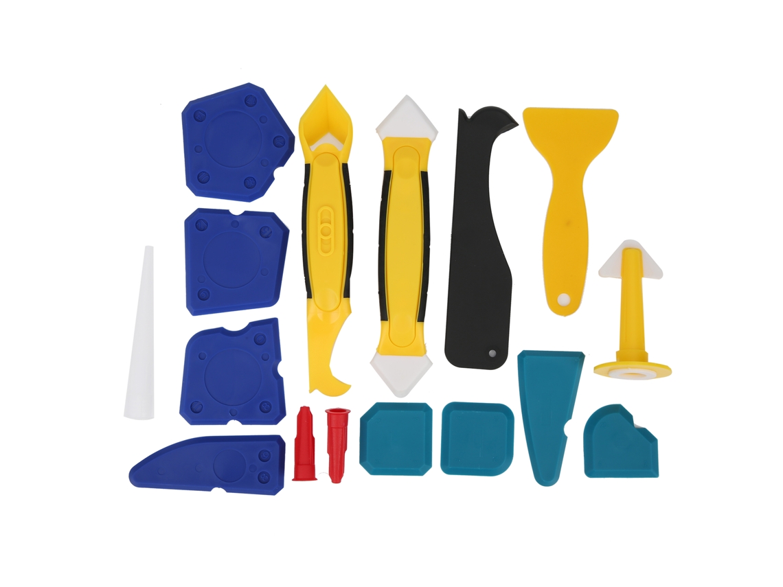 Kit De Herramientas De Sellado De 16 Piezas Con Cuchilla De Goma Y Boquillas Para Recubrimiento Y Llenado Caseros.