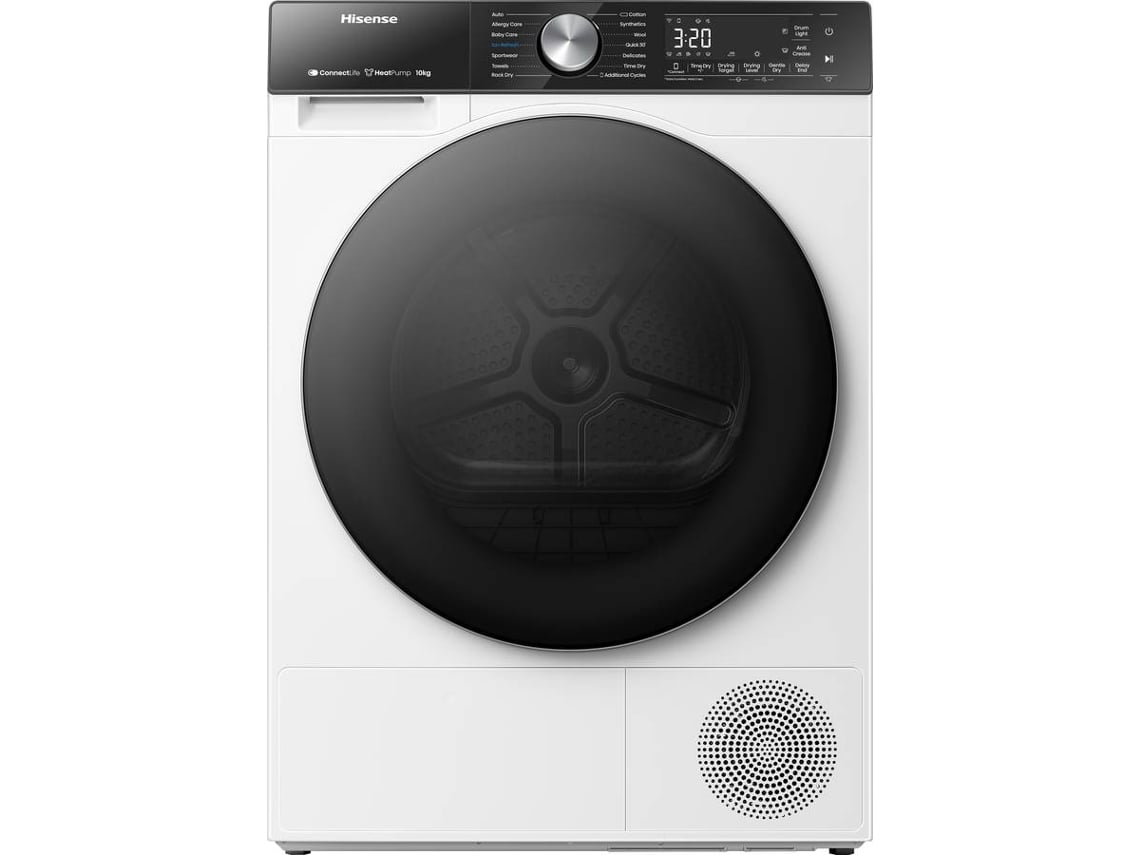 Secadora HISENSE DH5S102BW (10 kg Bomba de Calor Blanco