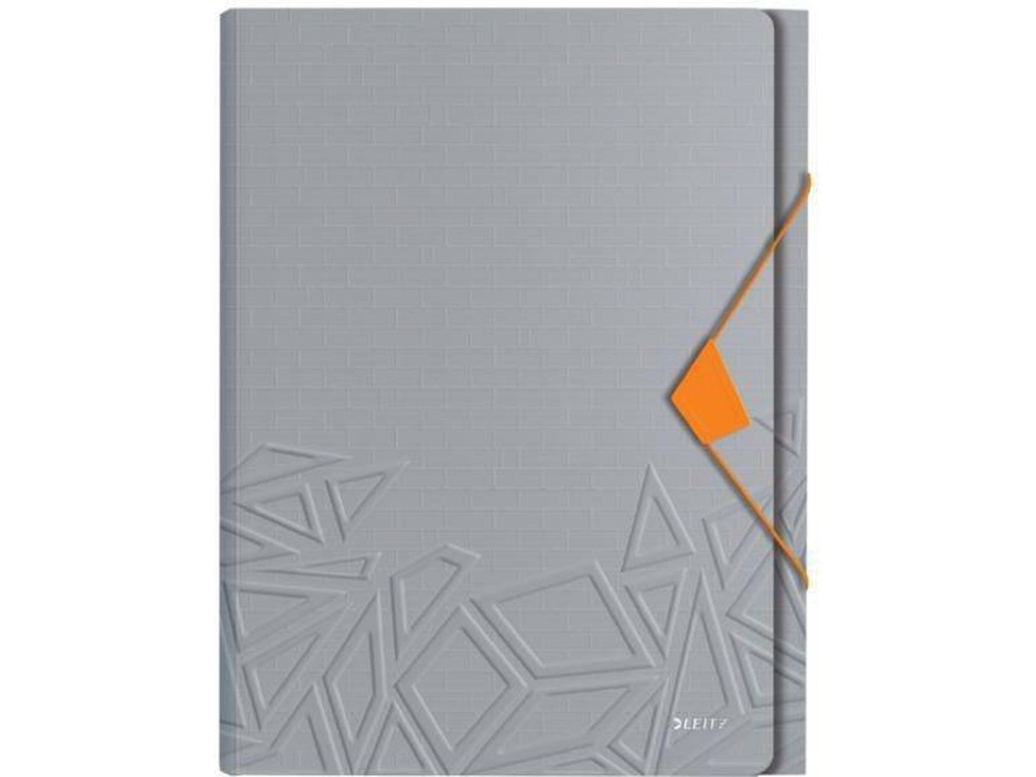 Carpeta LEITZ Con Fuelles Urban Chich A4 5 Compartimentos Gris