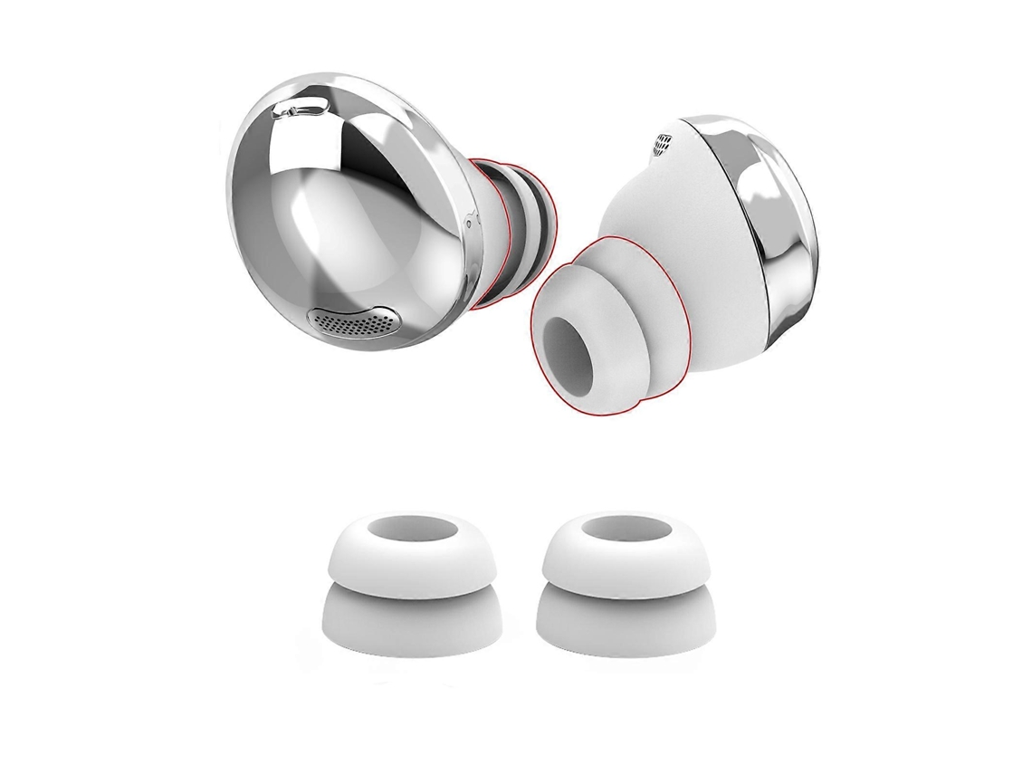 Auriculares de silicona Ahastyle PT168 para Samsung Galaxy Buds Pro, talla M, blancos