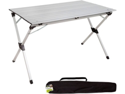 Mesa AKTIVE Camping (Aluminio - 110 x 70 x 70 cm)