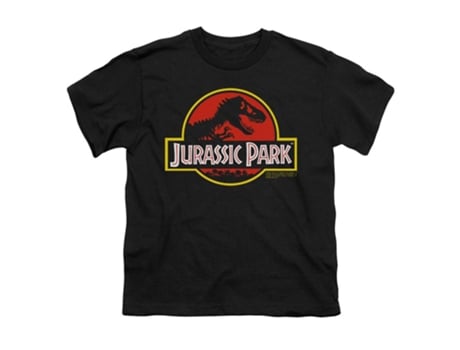 Camiseta ROCKINSTONE con logo clásico de Jurassic Park (S)