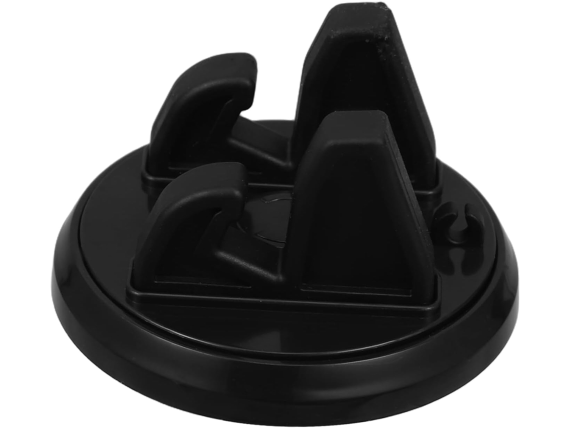 Soporte de teléfono para coche de silicona adhesiva de 360°, negro, multifuncional, antideslizante, para GPS, para una conducción segura. Jortmrd