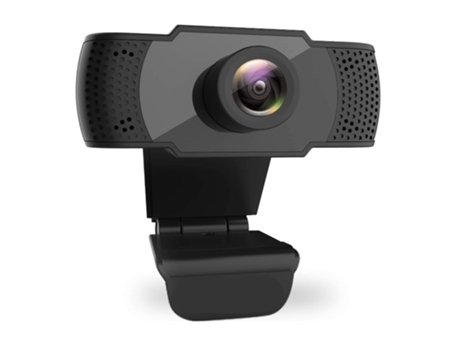 Cámara web HD 1080P con micrófono Cámara web para computadora con transmisión para computadora portátil/escritorio/Mac/Tv Negro BISBISOUS