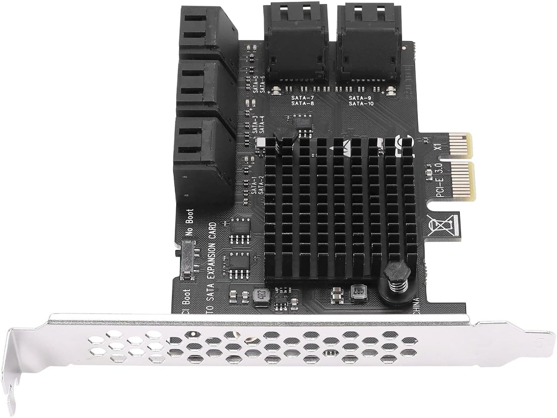 Adaptador Pci Express De Tarjeta De Expansión 3.0 A Pcie X1 De 10 Puertos