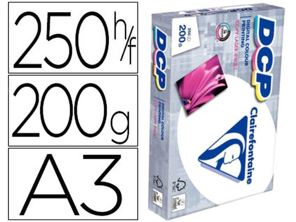 Clairefontaine Papel Fotocopia Din A3 200 Gr Paquete De 250 Hojas
