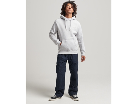 Sweatshirt para Hombre SUPERDRY (2XL - Algodón - Gris)