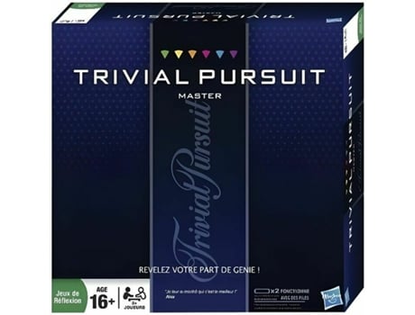 Juego Colectivo HASBRO Trivial Pursuit Master (Edad Mínima Recomendada: 16 años - Versión en Francés)