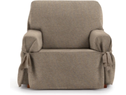 Funda de Sillón EYSA Universal Premium Valeria Tejido Elástico (120 x 70 x 110 cm - Poliéster y Algodón - Beige)