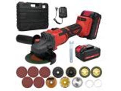 Taladro angular inalámbrico de 21 V y 9000 rpm con batería de 4 Ah y cargador
