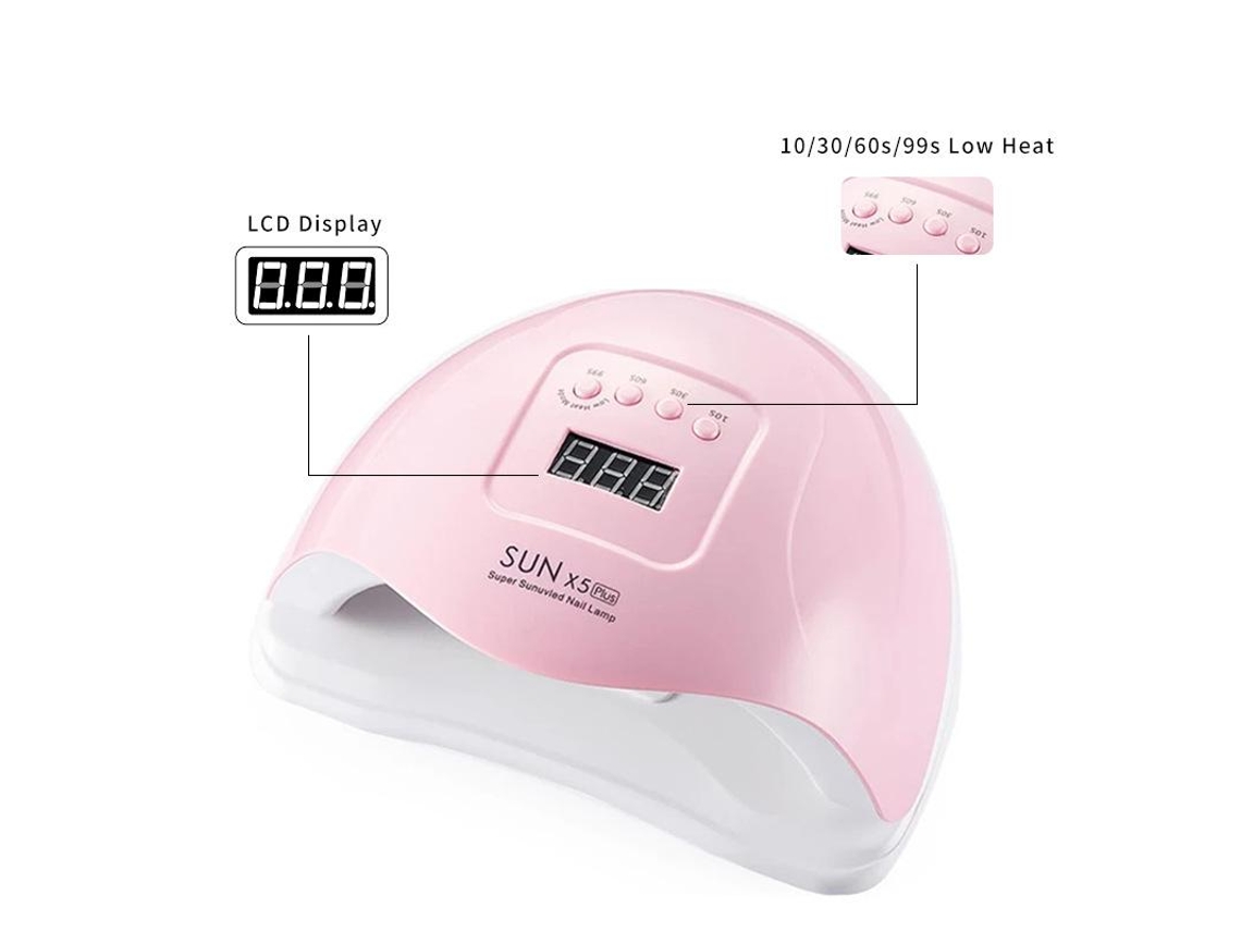 Lámpara de uñas con luz LED UV SZSMART G217-015 (80 W)