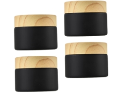 4 Pièces Pot De Voyage En Verre Para Crème De Cosmétique Petit À Récipient Lotion Rostro