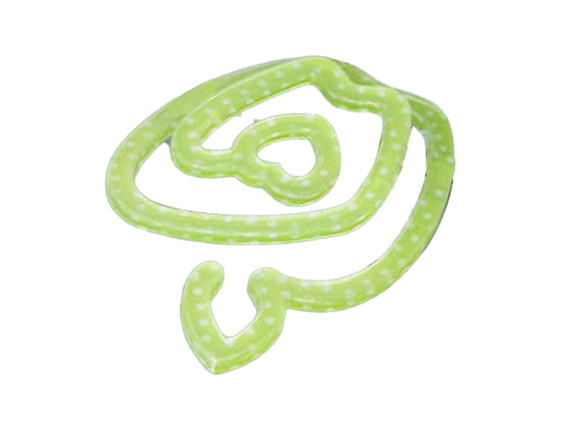 Clip de papel decorativo con forma de fruta verde para el hogar y la escuela.