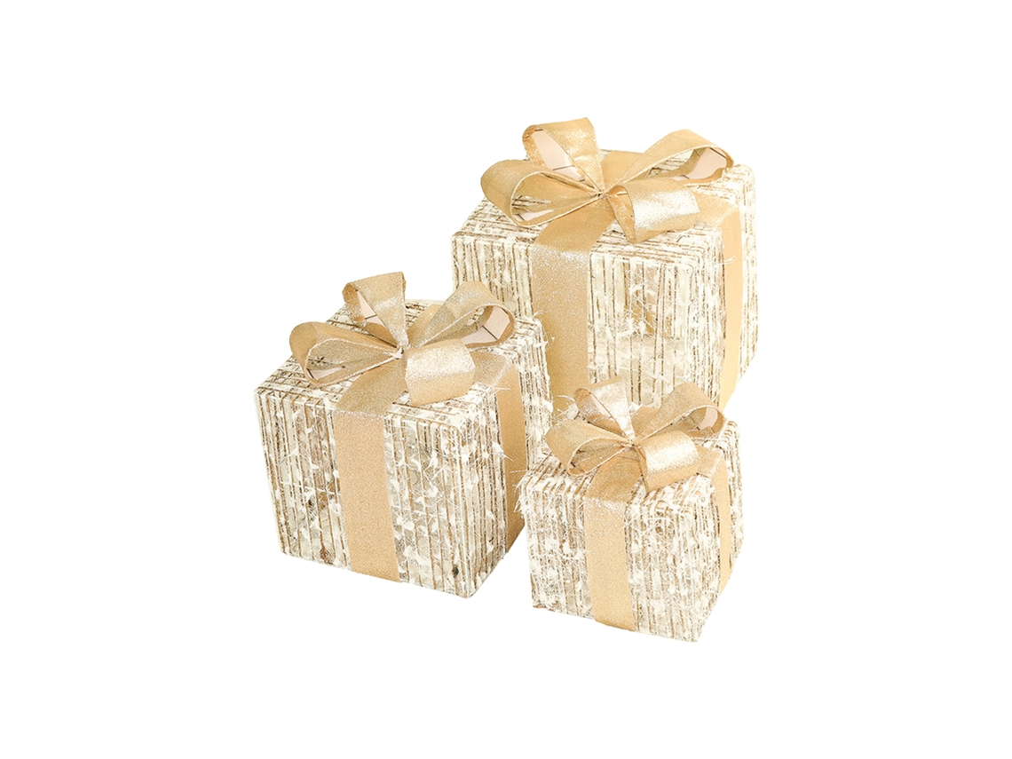 Cajas de regalo navideñas para decoración de interiores y exteriores