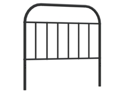 Cabecero de repuesto 107 cm Metal Negro MAISON EXCLUSIVE