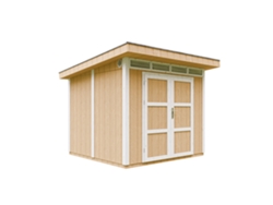 Caseta Jardin paneles a base de Madera LP SmartSide 5,9 m² con Suelo y Baldosas Bituminosas -L279xA294xA237 cm - TIMBELA M903A - HARVEST HONEY