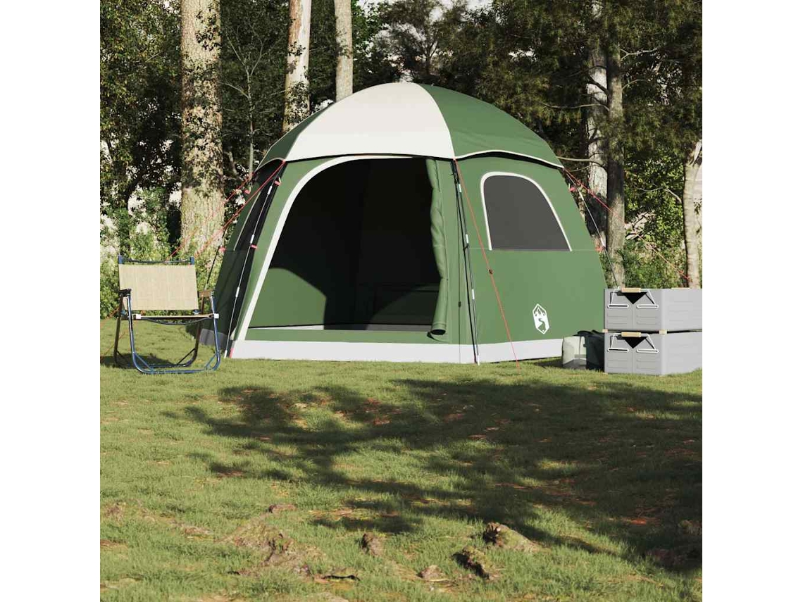 Tienda De Campaña Familiar Igloo 6 Personas Impermeable Verde