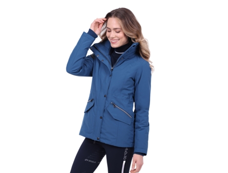Chaqueta de Mujer HV POLO Capucha Novia Azul (S)