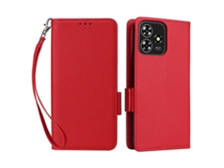 Funda Telemóvel Tipo Textura Lichia Para Veanxin Blade V50 Smart/ Axon 50 Lite/ Blade A73 Veanxin Piel Sintética Beige
