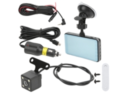 Grabadora de conducción para coche DVR Dash Cam con doble lente HD frontal y trasera