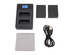 Bateria De Câmera 1500mah Com Carregador Para Fujifilm X100v X100f X‑a5 X‑a10 X‑e4 E Outras