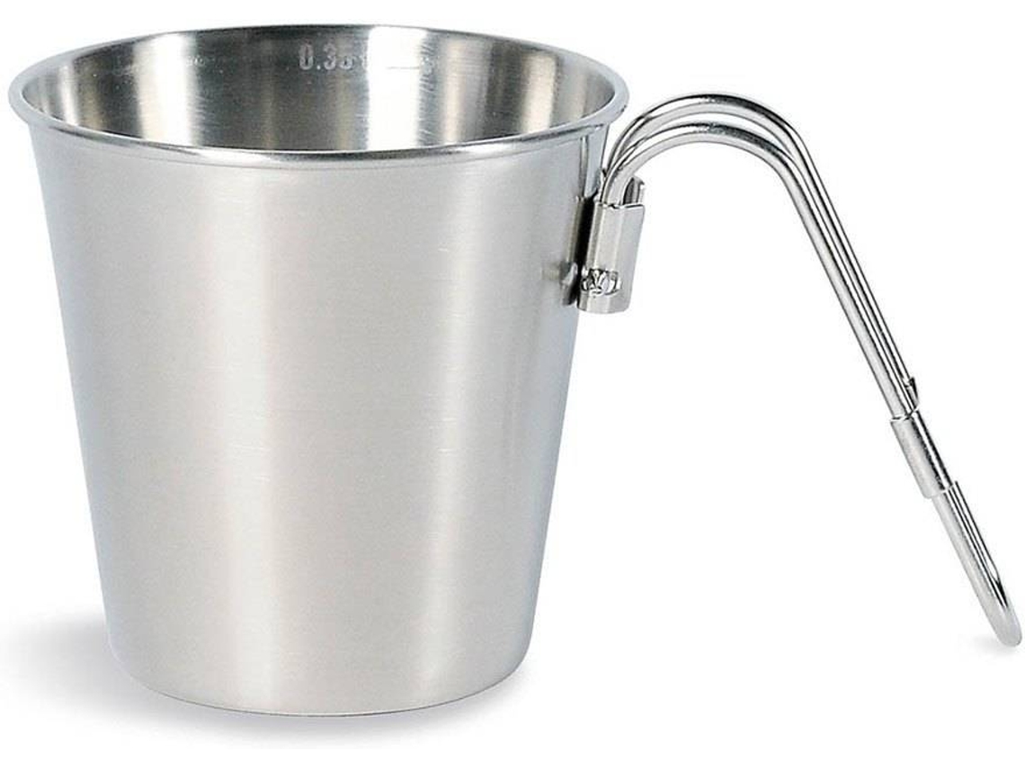 Taza para Camping TATONKA Expedition Mug (Acero inoxidable - 9 x 9 cm)