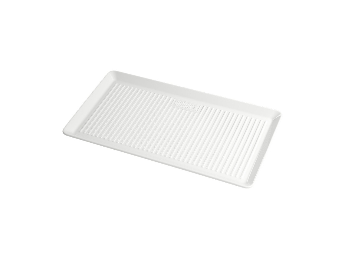 Weber B082LG9Q1T Piatto per Pizza in Porcellana Bianco