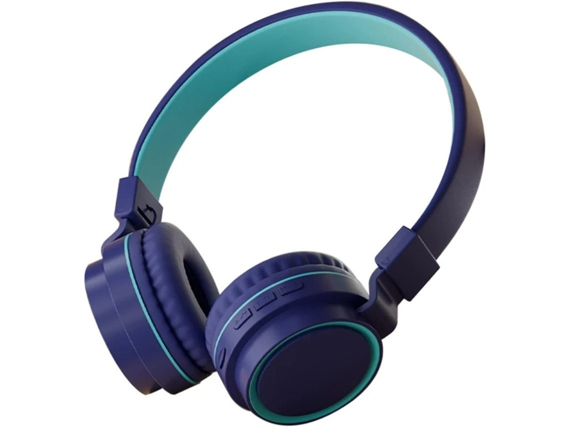 Auriculares Sem Fio Alta Fidelidade Qualidade Som Yizhood Bluetooth Azul