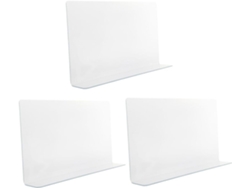 Pp, 3 Piezas Protectores Transparentes Contra Salpicaduras Para Bañera, Barrera De Agua Para Ducha