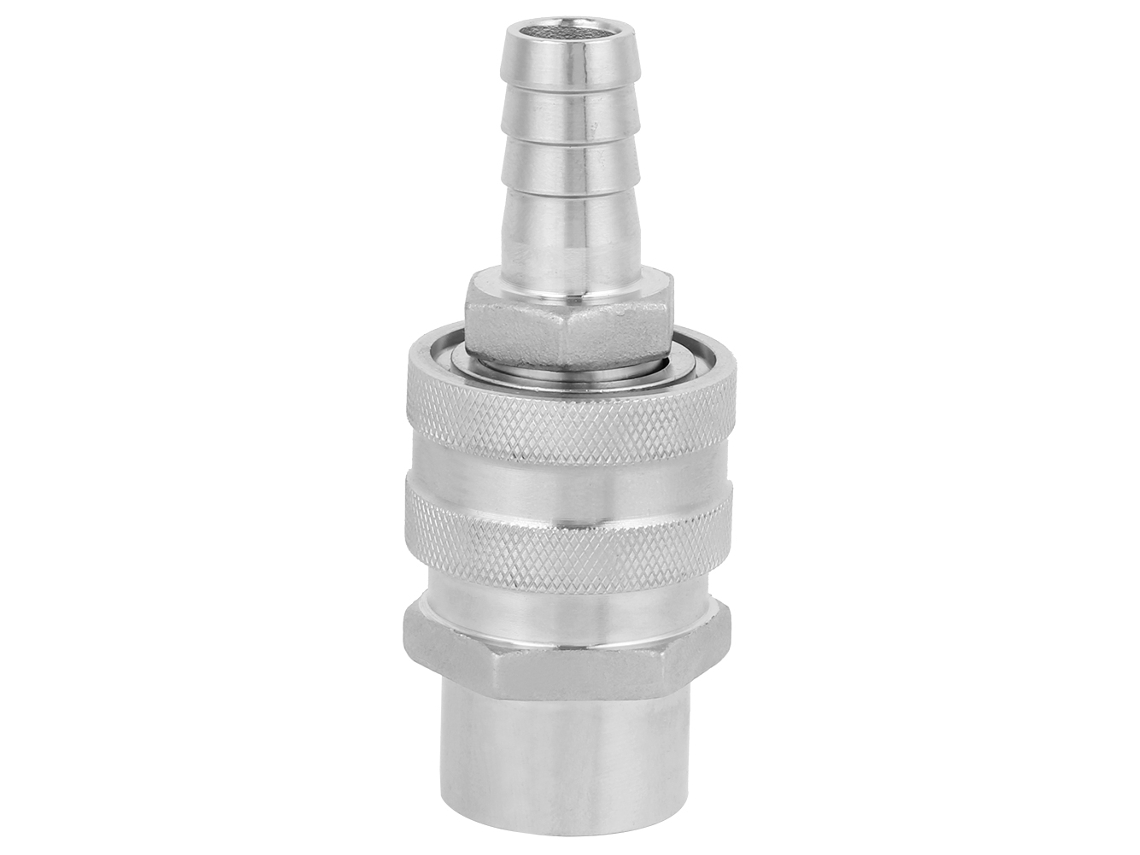 Accesorio De Bomba De Cerveza De Desconexión Rápida Con Rosca Femenina Npt 1/2 Pulgada Y Barb 1/2 Pulgada Para Cerveza Casera