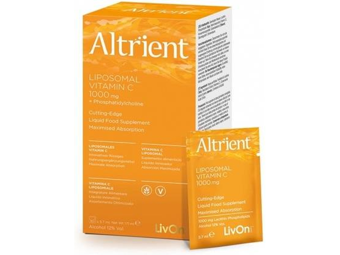 Té ALTRIENT/RESULTS RNA/NEUTRIENT Altrient C - Liposomal Vitamina C (30 carteiras)