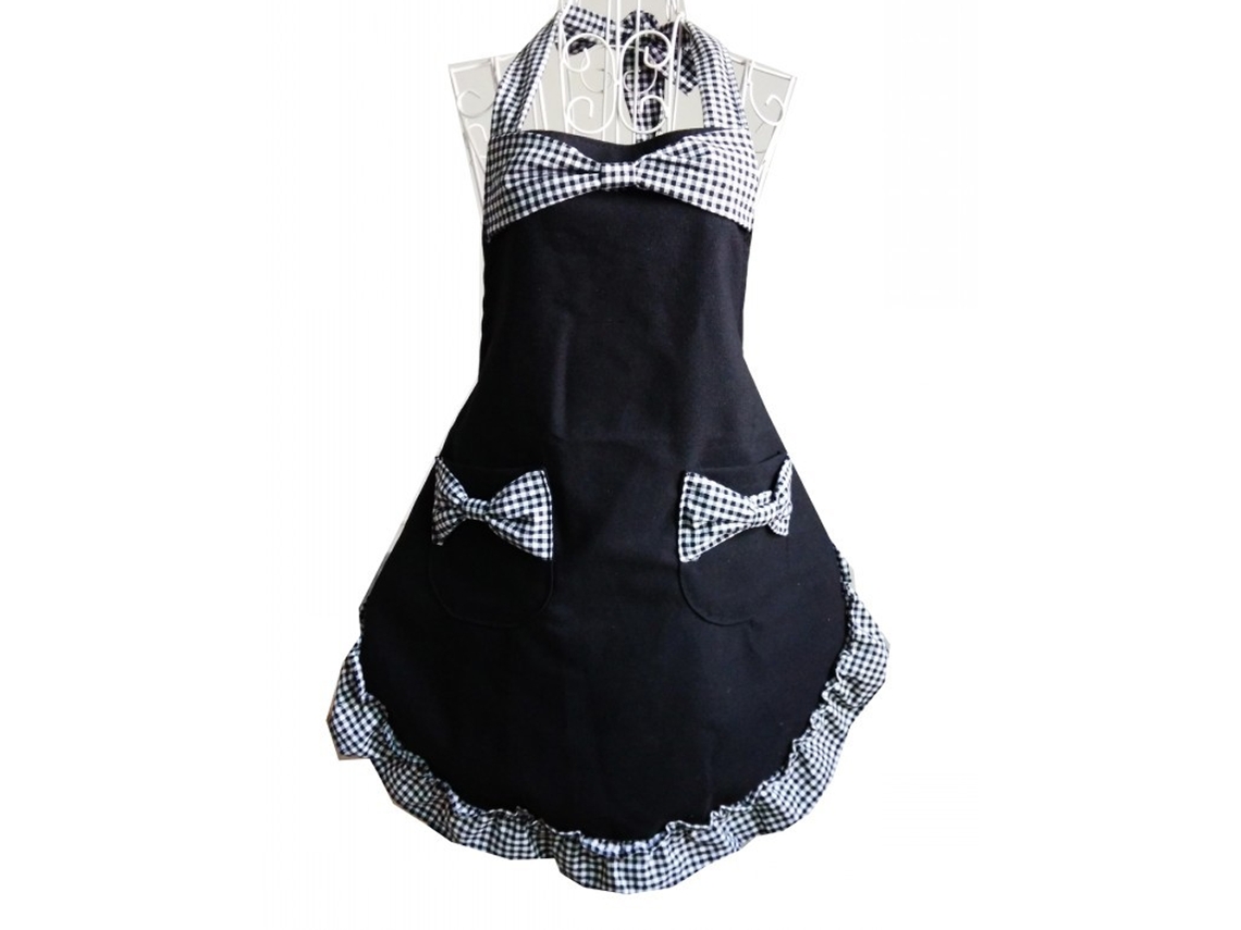 Delantal Vintage Bonito Para Mujeres Y Niñas Con Bolsillos Ideal Como Regalo Para El Día De La Madre