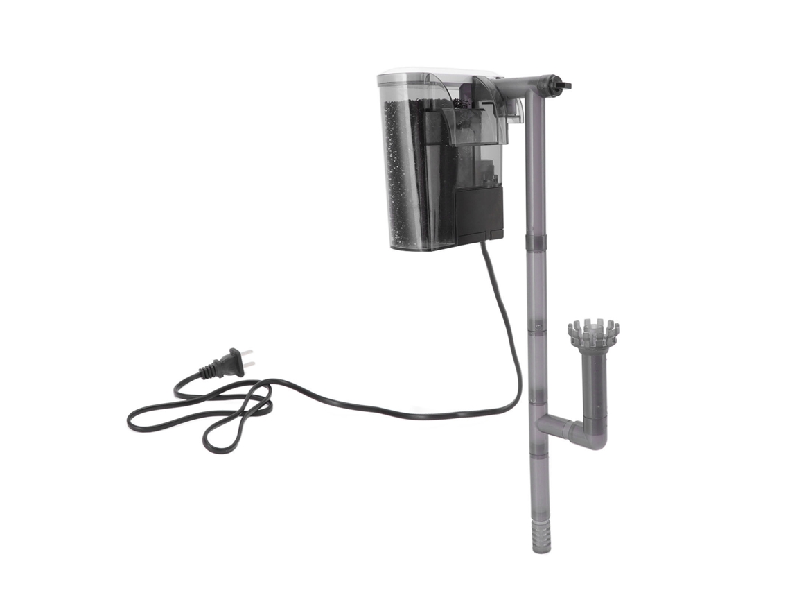 Filtro Bioquímico Mural De 3 W Para Acuarios Con Bomba Silenciosa Y Caudal Ajustable (300 L/h)