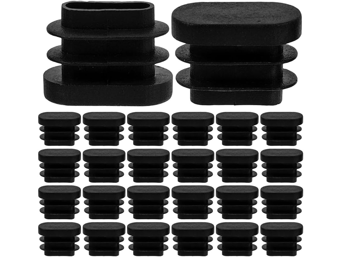 Patas 10x20 Tapones Ovalados Silla Mm, 30 Piezas, Cubiertas