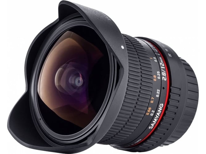 Objetivo SAMYANG 12mm F2.8 Ed Ncs ojo de pez Ef-S (Encaje: Canon EF - Apertura: f/2.8 - f/22)