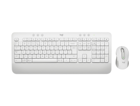 Teclado LOGITECH Signature Mk650 Combo For Business (Inalámbrico - Inglés Branco) + Ratón