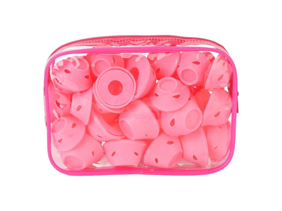 Juego De Rulos Para El Cabello Sin Calor Con Silicona Autoblocante.