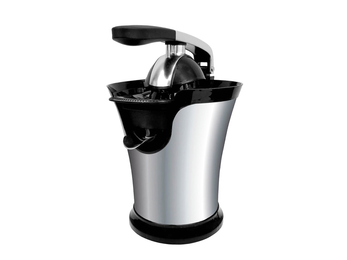 Espremedor De Citrinos Elétrico Klack 160w Com Alavanca, Regulador De Polpa E Sistema Antipingos