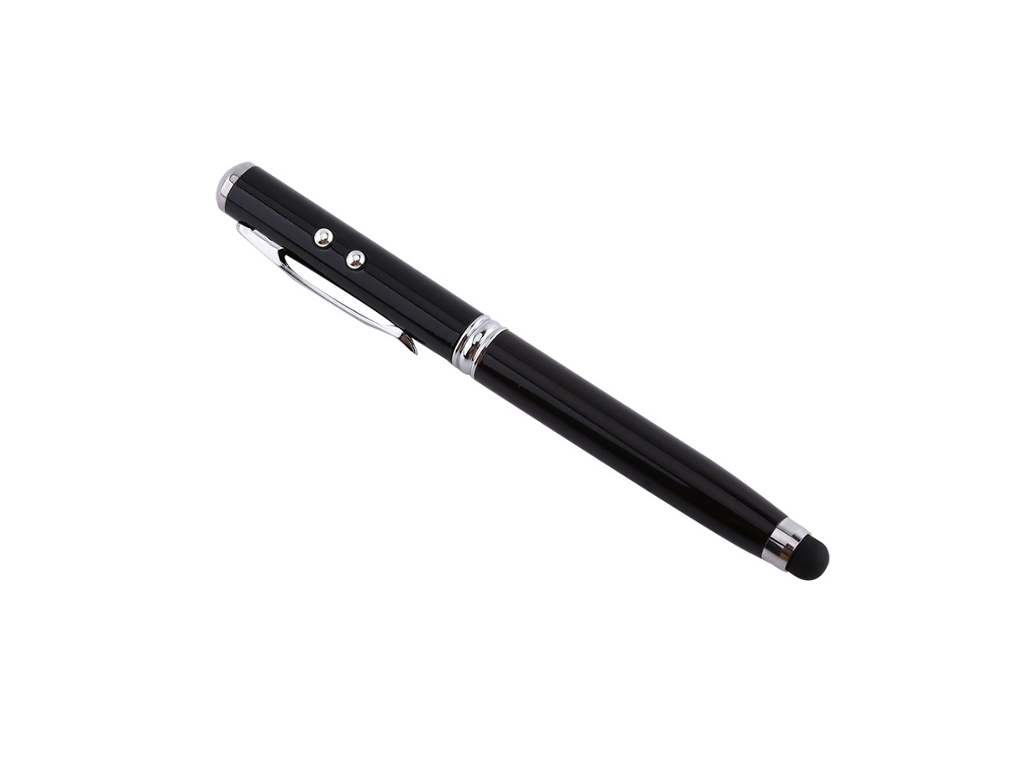 Pluma De Bola Capacitiva (puntero Láser Para Pantalla Táctil) Pluma De Bola Capacitiva Para Pantalla Táctil 4 En 1