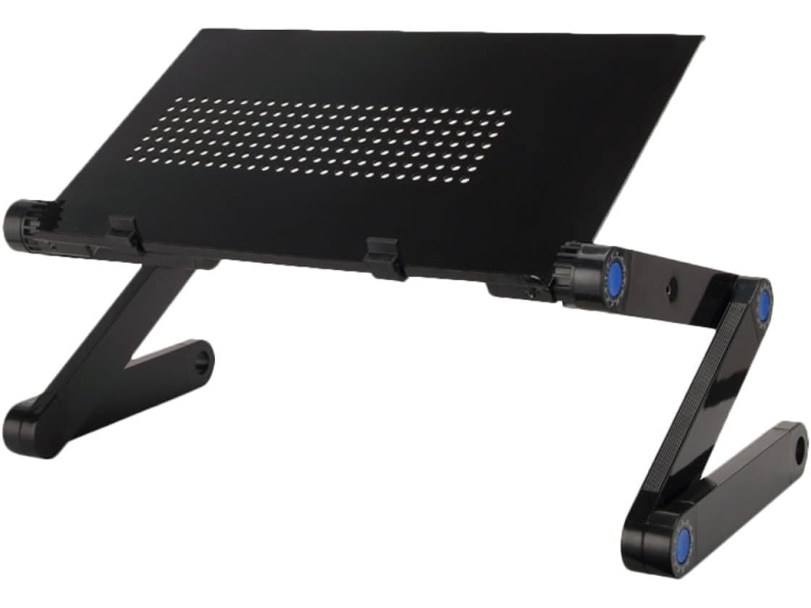 Escritorio Plegable Para Cama, Mesa De Trabajo Multifuncional Con Ventilación Y Soporte Para Portátil.