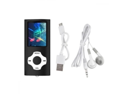Reproductor De Música Mp3/mp4 Portátil Con Pantalla Lcd De 1,8", Radio Fm, Compatible Con Tarjetas Micro Sd/tf De Hasta 64 Gb Y Batería Recargable.