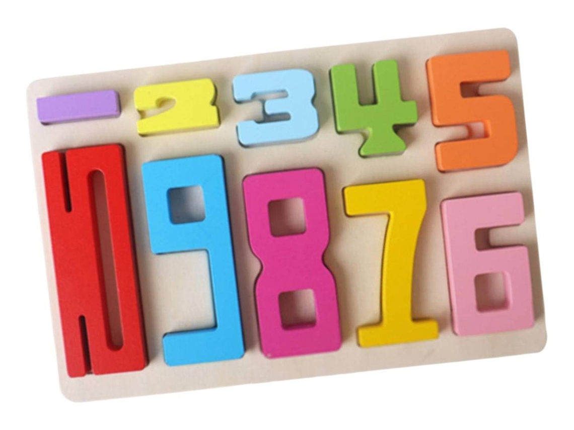 Juego de rompecabezas de números de madera Slowmoose